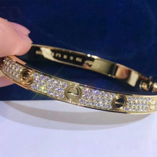 Simya Diamond Paved Love Bracelet photo review